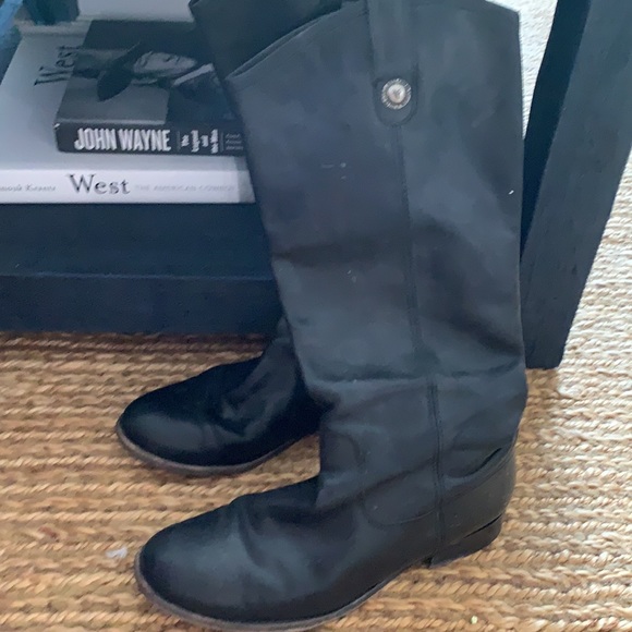 Frye Black Riding Boots - Picture 2 of 3